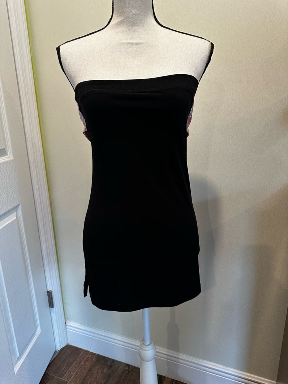Strapless Black Mini Dress - Brand Not Visible